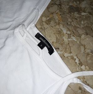 White "off-the-shoulder" Top